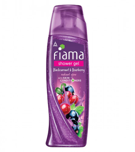 Fiama Shower Gel Blackcurrant & Bearberry Body Wash 250 ml (Pack of 2) Fs