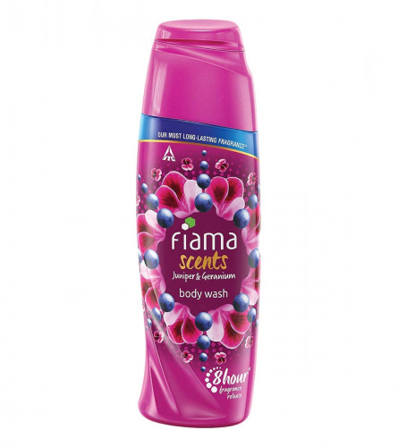 Fiama Scents Body Wash Juniper & Geranium,Shower Gel 250 ml (Pack of 2) Fs