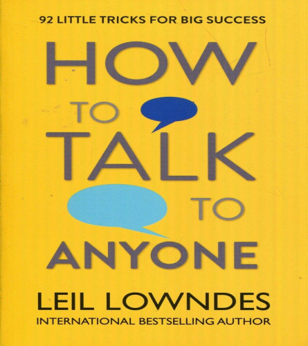 book How To Talk To Anyone