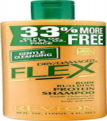 Revlon Flex Body Building Protein Shampoo for Dry Damaged Hair 592 ml