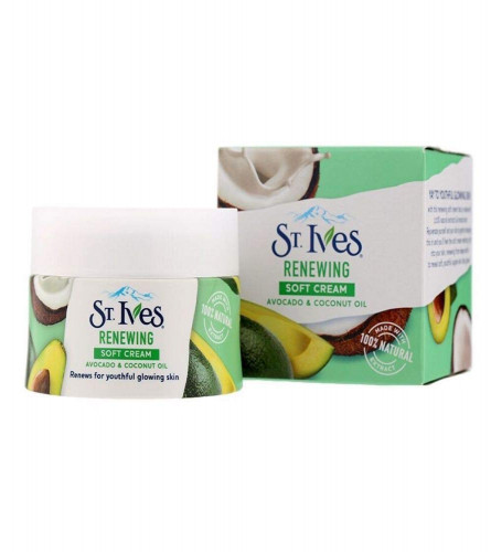 St. Ives Renewing Soft Cream Avocado & Coconut Oil 45 Gm - Free Shipping Australia