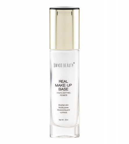 Swiss Beauty Real MakeUp Base Hightlighting Primer, Natural Tint, 32 ml | free shipping