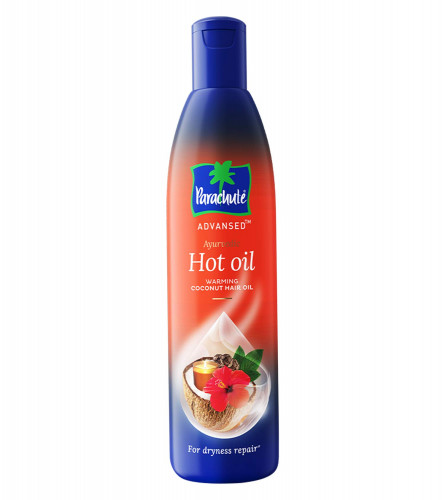 Parachute Advansed Ayurvedic Hot Oil,Warming Coconut Hair Oil 300 ml (Pack of 2) Free Shipping World