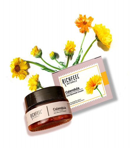 Richfeel Calendula Anti Blemish Overnight Cream, 50 g | free shipping