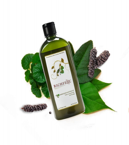 Richfeel Brahmi Jaborandi Hair Oil, 500 ml | free shipping