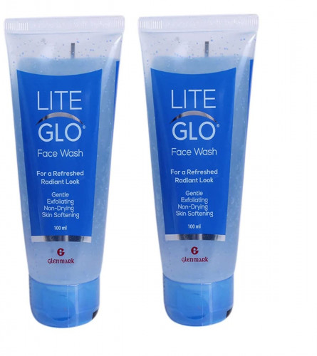 2 x Glenmark LITE GLO Face Wash, 100 ml | free shipping