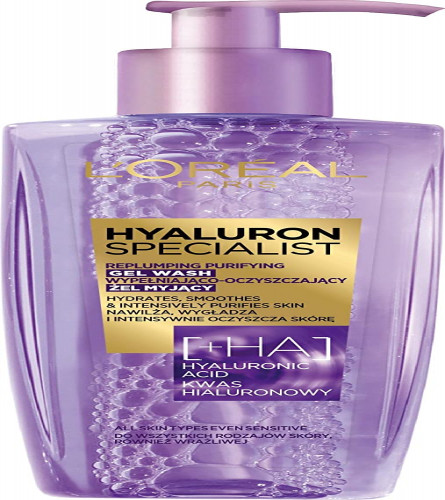 L'Oréal Paris L'Oréal Paris Hyaluron Expert Replumping Face Wash with Hyaluronic Acid 200 ml ( Free Shipping World)
