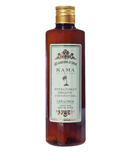 Kama Ayurveda Extra Virgin Organic Coconut Oil, 200 ml | free shipping