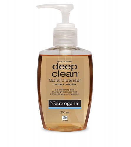 Neutrogena Deep Clean Facial Cleanser For Normal To Oily Skin