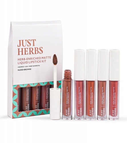 Just Herbs Ayurvedic Liquid Lipstick Kit Set of 5 | free shipping