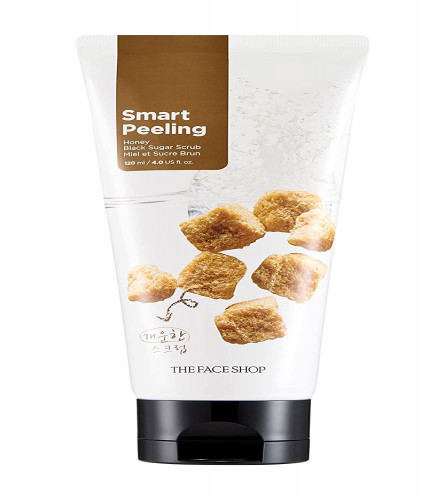 The Face Shop Smart Peeling Honey Black Sugar Scrub, 120 ml | free shipping