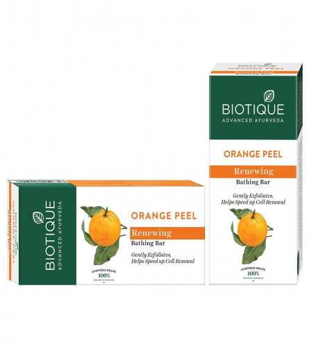 2 x Biotique Bio Orange Peel Revitalizing Body Soap, 150 g | free shipping