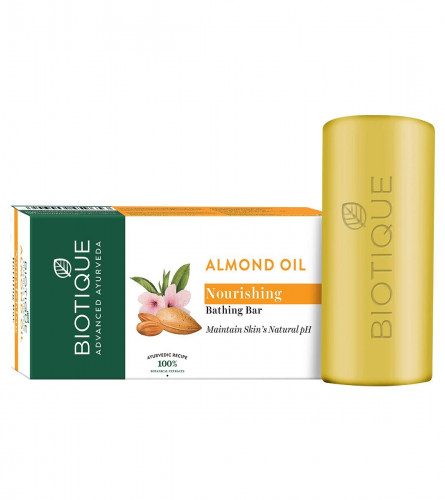Biotique Almond Oil Nourishing Body Soap, 150 g | pack of 2