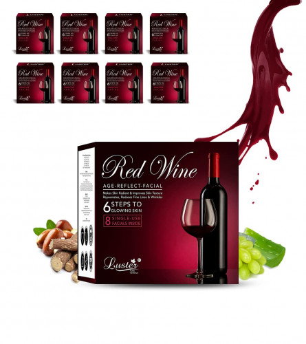 Luster Red Wine Age Reflect Facial Kit 320 ml