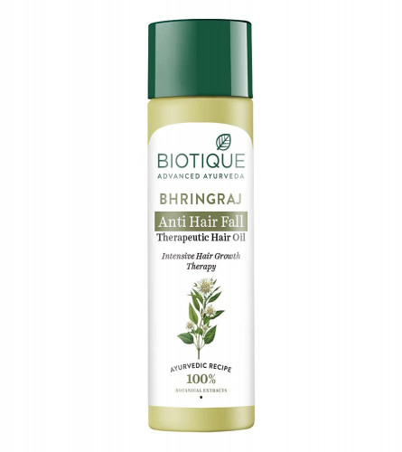 2 x Biotique Bio Bhringraj Therapeutic Hair Oil , 120 ml  | free shipping