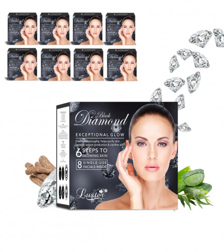 Luster Black Diamond Exceptional Glow Facial Kit 320 ml