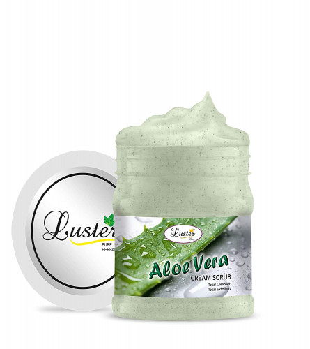 Luster Aloe Vera Face & Body Facial Cream Scrub 500 gm