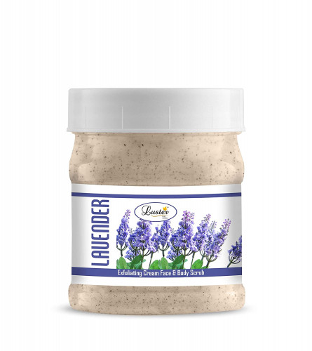 Luster Lavender Face & Body Cream Scrub 500 ml