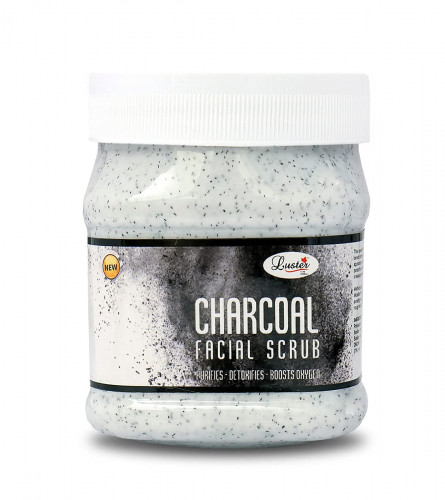 Luster Charcoal Facial Scrub 500 ml