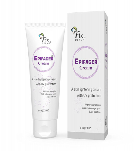 2 x Fixderma Epifager Cream | Skin Lightening Cream with UV Protection, 60 gm | free shipping
