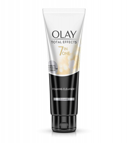 2 x Olay Total Effects Cleanser With Salicylic Acid & Exfoliating Silica Beads Throughly Cleanse and Exfoliate Skin for Glowing, Younger Looking Skin |100 Gm