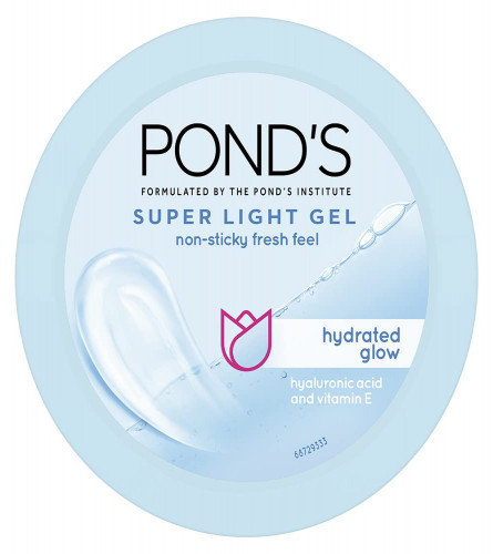Pond's Super Light Gel Oil Free Moisturiser With Hyaluronic Acid + Vitamin E, 200 ml