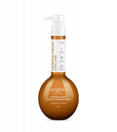 Dot & Key Argan Oil Hairfall Control Shampoo With Moringa & Keratin For Dry Hair, Sulphate Free | 350 ml | free ship