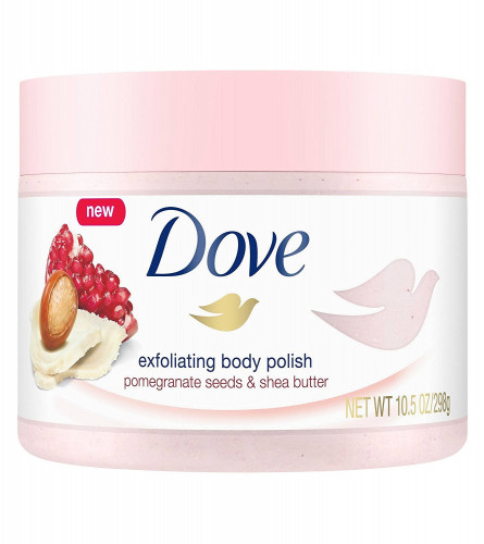 Dove Body Polish Exfoliating Scrub Shea Butter & Pomegranate Seeds 298 gm