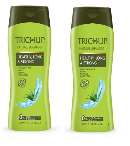 Trichup Healthy, Long & Strong Hair Shampoo 200 ml (Pack of 2)