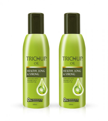 Trichup Healthy, Long & Strong Hair Oil 200 ml (Pack of 2)