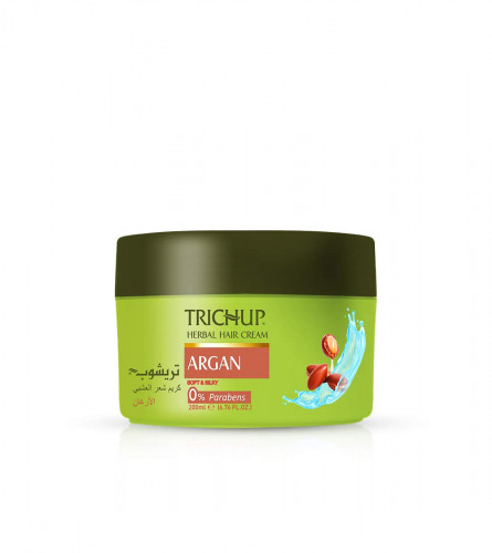 Trichup Argan Herbal Hair Cream 200 ml (Pack of 2)