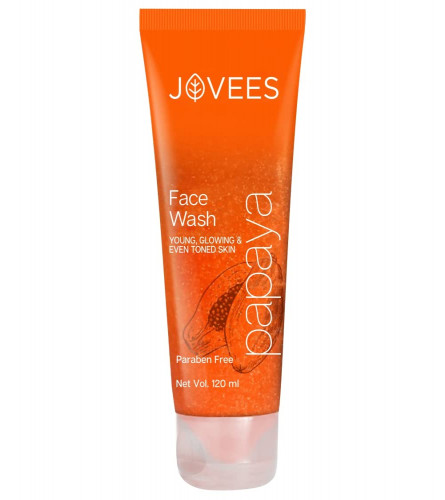 Jovees Herbal Papaya Face Wash 120 ml (Pack of 4)
