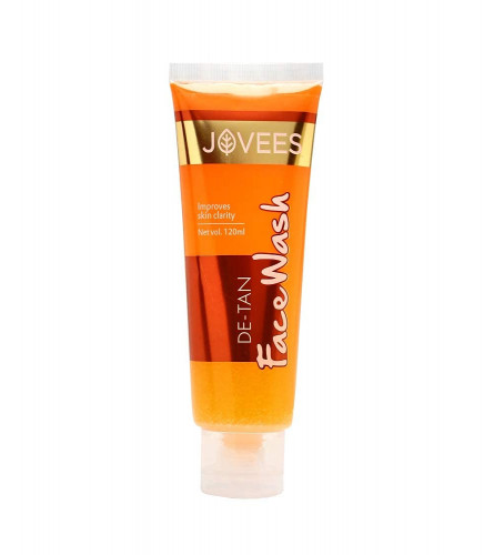 Jovees Herbal De-Tan Face Wash 120 ml (Pack of 4)