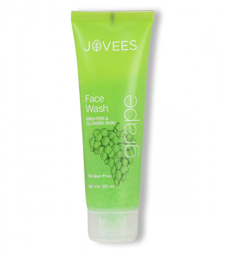 Jovees Herbal Grape Fairness Face Wash 120 ml (Pack of 3)