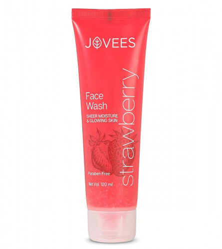 JOVEES Strawberry Face Wash 120 ml (Pack of 3)