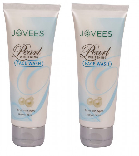 Jovees Pearl Whitening Face Wash 60 gm (Pack of 2)
