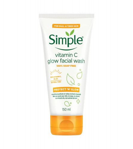 Simple Protect N Glow Vitamin C Facial Wash, 150 ml (free shipping)