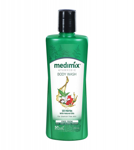 Medimix Ayurvedic 18 Herbs with Natural Oils Body Wash, 250 ml | free shipping