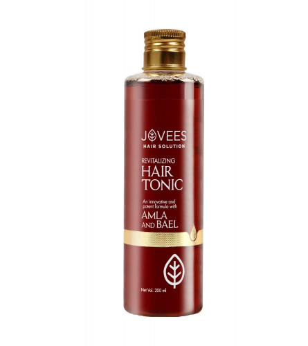 JOVEES Amla and Bael Revitalising Hair Tonic Oil 200 ml (Pack of 2)