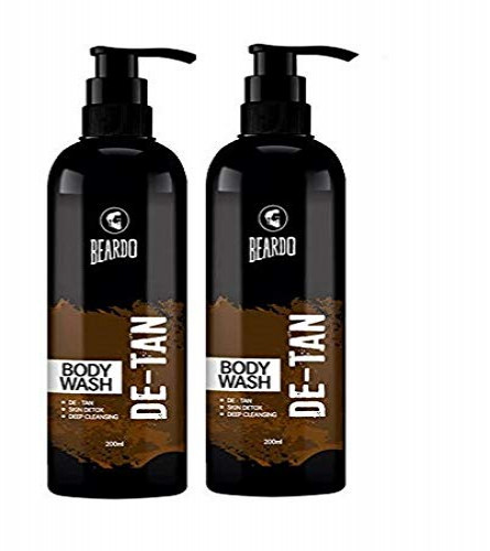 Beardo De-Tan Body Wash for Men 200 ml (Pack of 2)