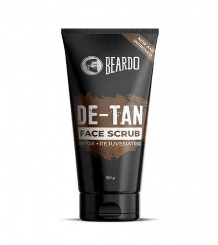 BEARDO De-Tan Face scrub for Men 100 ml (Pack of 2)