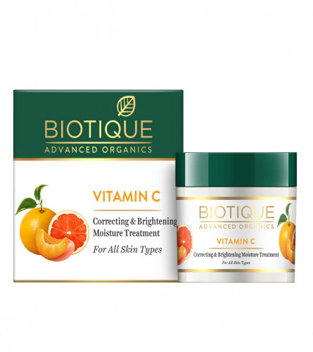 Biotique Vitamin C Correcting And Brightening Non Greasy Face Cream, 50 Gm