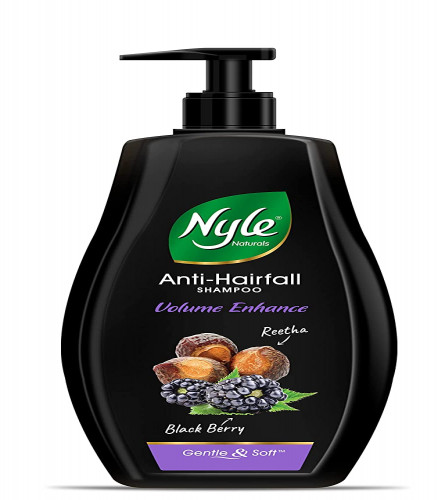 Nyle Naturals Volume Enhance Anti Hairfall Shampoo, With Reetha And Blackberry, 800 ml | free shipping