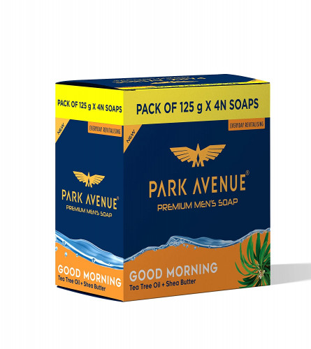 Park Avenue Good Morning Premium Soap 125 gm (Pack of 4)