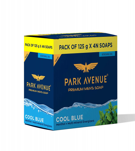 Park Avenue Cool Blue Soap 125 gm (Pack of 4)