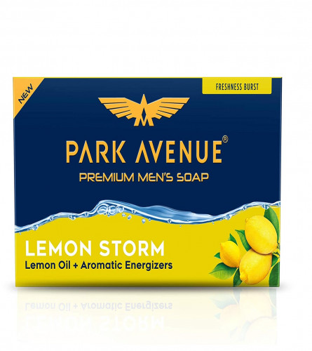 Park Avenue Lemon Storm Soap 125 gm (Pack of 4)