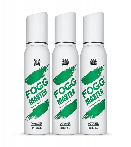Fogg Master Voyager Intense Perfume Body Spray 120 ml (Pack of 3)