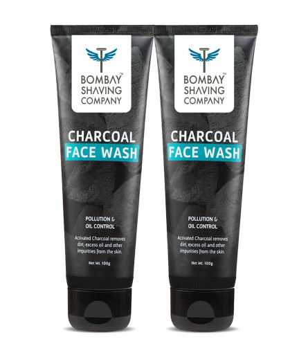 Bombay Shaving Company Charcoal Face Wash, 2 x 100 g | free shipping
