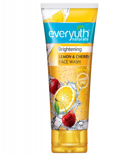 Everyuth Naturals Brightening Lemon & Cherry Face Wash, 150 gm | pack 2 | free shipping