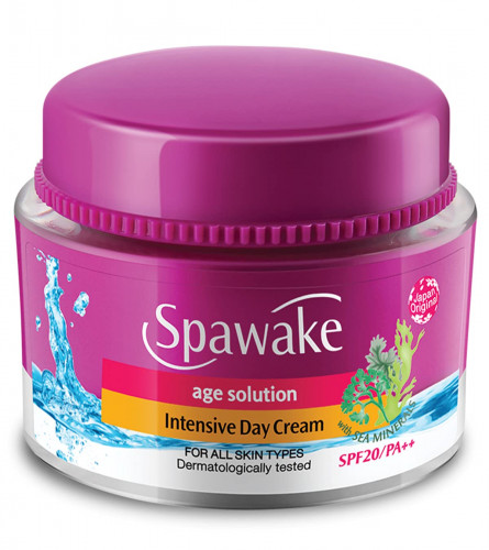 SpawakeAnti Aging Face Cream, Age Solution Intensive Day Cream With SPF 20 PA++, 25 G